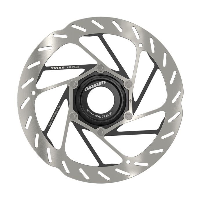 SRAM Rotor HS2 Rounded CenterLock 160mm main product photo